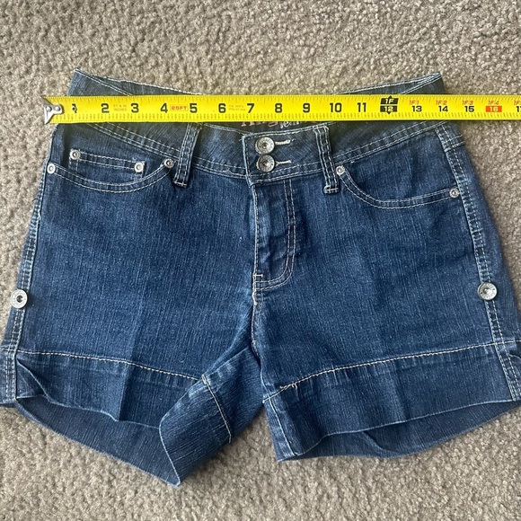 Angels Blue Jean Shorts Classic Design - Picture 3 of 6